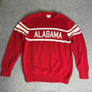 Hillflint Alabama State Sweater Men's XL Red White Varsity Knit Pullover Vintage